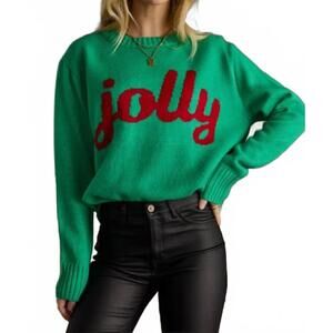 NEW PANACHE APPAREL jolly sweater in green